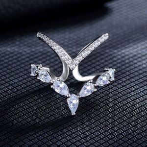 V Double Layer Ring💕